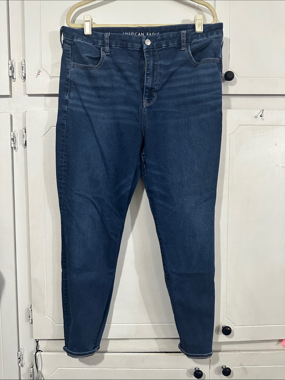 American Eagle Outfitters Dark Indigo Curvy Skinny Jeans